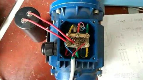 三相电机改两相电机,如何用万用表测量电容接在哪个柱里